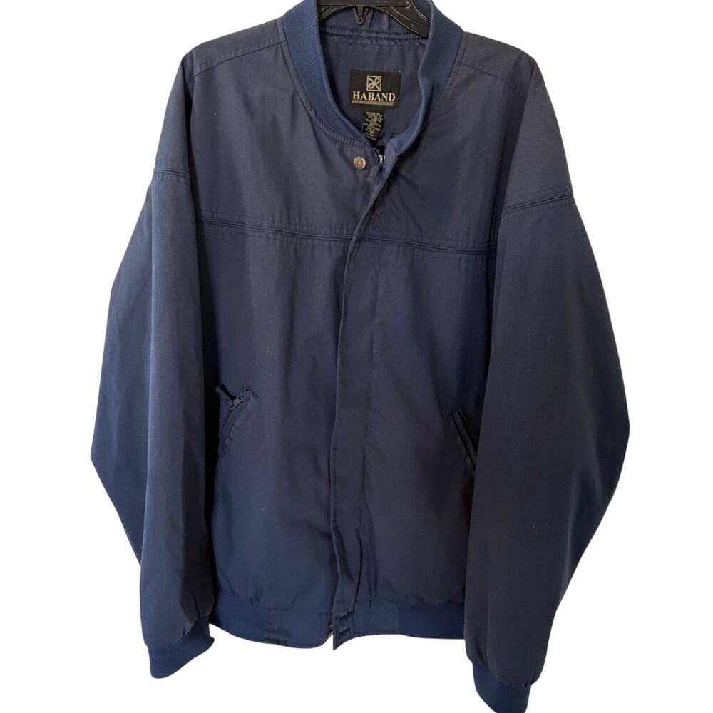 Haband Men's Navy Bomber Jacket size XXL